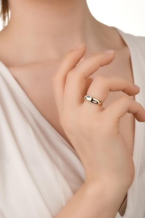 Elips Mineli Yüzük