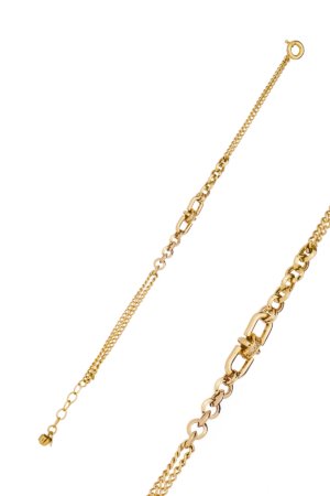 Ortası Taşlı Tasarım Zincir Bileklik