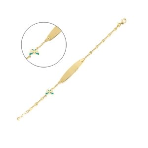 Renkli Kelebekli Çocuk Bileklik