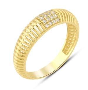 Taşlı Akordiyon Yüzük