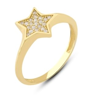 Taşlı Yıldız Yüzük