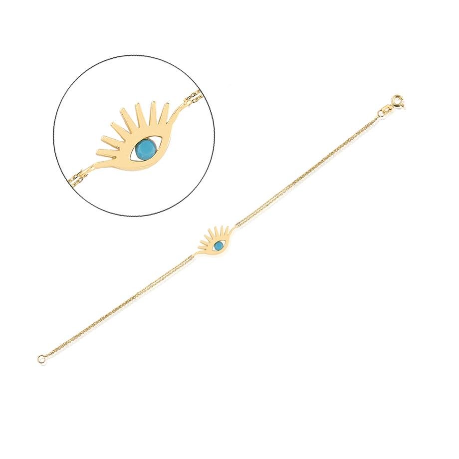 tassiz-mavi-tasli-zincirli-bileklik-b Taşsız Mavi Taşlı Zincirli Bileklik