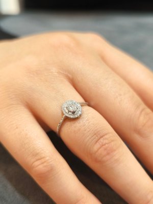 0.11 Karat Pırlanta Amaour Yüzük