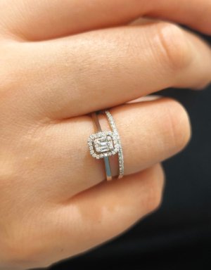 0.22 Karat Pırlanta Luce Yüzük