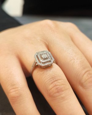 0.33 Karat Pırlanta Aura Yüzük