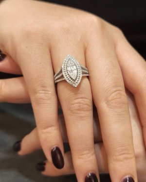 0.68 Karat Pırlanta Diana Yüzük