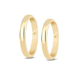 Bombeli 3mm Duvarlı Klasik Alyans