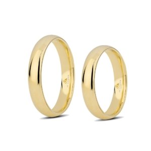 Bombeli 4mm Klasik Alyans