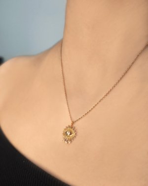0.08 Karat Rose Pırlanta Kolye