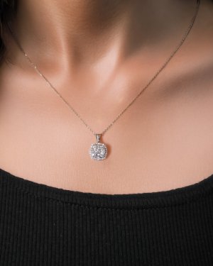 0,51 Karat Pırlanta Fantezi Kolye
