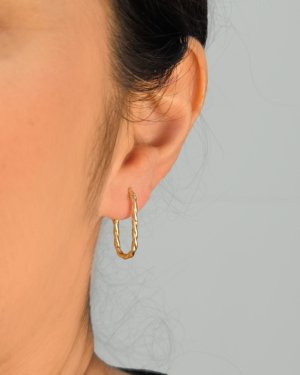 Dikdörtgen Burgu Küpe