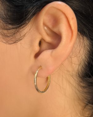 Klasik Halkalı Küpe