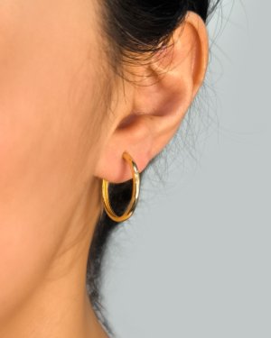 Klasik Halkalı Küpe