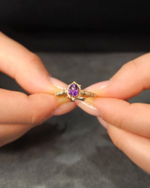 0.45 Karat Amerist Rose Pırlanta Yüzük